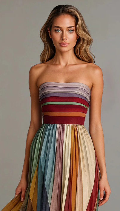 Robe Femme | Bohème Longue ligne fluide pour Été