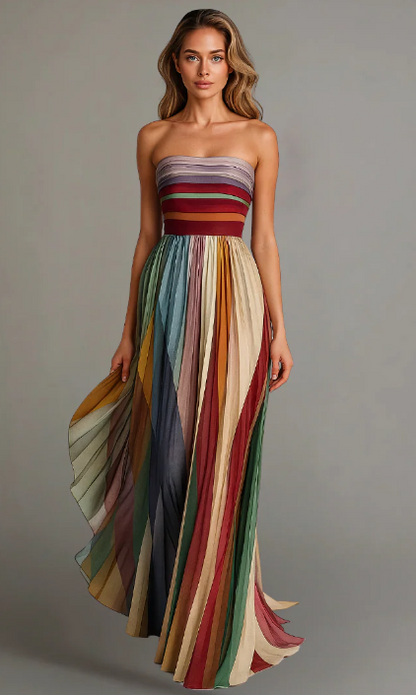 Robe Femme | Bohème Longue ligne fluide pour Été